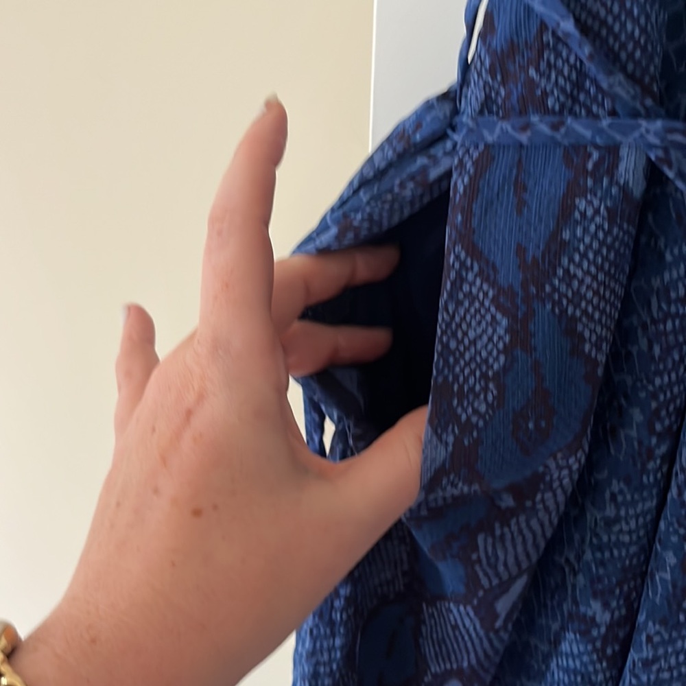 Spaghetti Strap Sundress With String Belt And Poc… - image 4